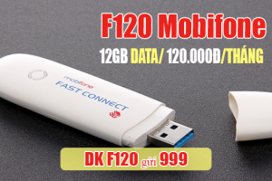 Đăng ký gói F120 Mobifone có ngay 12GB cho Fast Connect