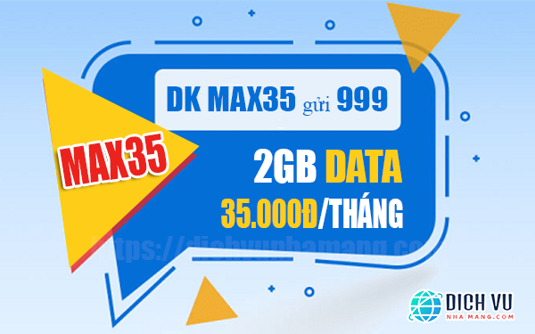 Đăng ký gói Max35 Mobifone mua thêm 2GB Data tốc độ cao