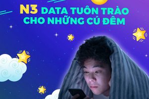Đăng ký gói N3 Vietnamobile Data tuôn trào cho các cú đêm