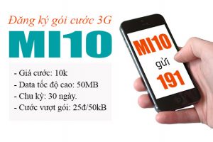 Gói Mi10 Viettel siêu tiết kiệm chỉ 10.000đ/tháng
