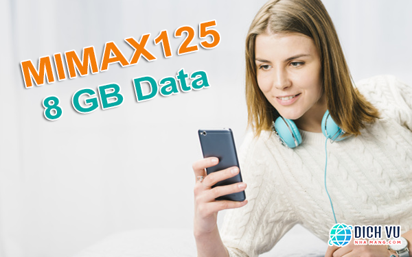 Đăng ký gói Mimax125 Viettel nhận ngay ưu đãi 8GB