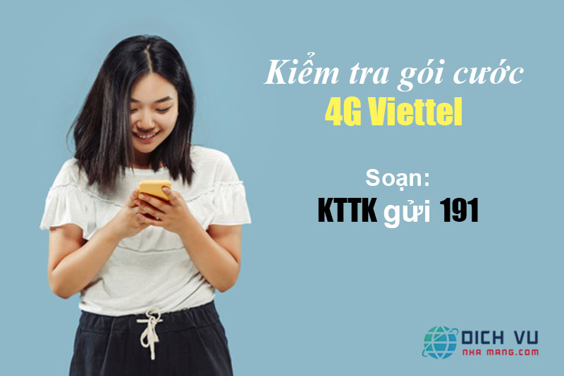 Kiểm tra gói cước 4G Viettel bằng tin nhắn