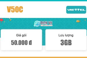 Gói V50C Viettel - Ưu đãi 3GB Data và gọi nội mạng miễn phí