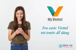 Tra cước trả trước Viettel với App My Viettel