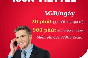 Đăng ký gói 180N Viettel nhận 900GB + Miễn phí Gọi & SMS suốt 6 tháng
