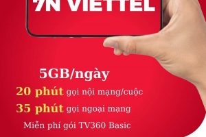 Đăng ký gói 7N Viettel nhận 35GB + Miễn phí Gọi & SMS chỉ 70.000đ