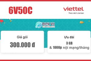 Gói 6V50C Viettel – Ưu đãi 18GB Data và gọi nội mạng miễn phí