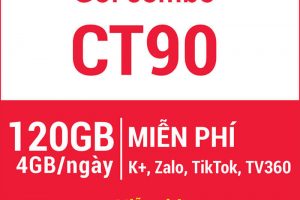 Gói CT90 Viettel – Ưu đãi 4GB/ngày giá 90k 1 tháng tại Cần Thơ