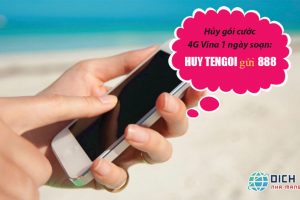 Cách hủy 4G Vinaphone 1 ngày bằng tin nhắn