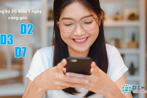 Cách đăng ký gói cước 3G Vinaphone 1 ngày mới nhất 2022